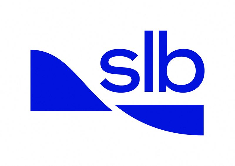 © Reuters. FILE PHOTO: The new logo of SLB is seen in this undated handout image obtained by Reuters on October 19, 2022. SLB/Handout via REUTERS/File Photo