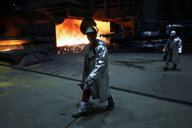&copy; Reuters. Siderúrgica da ThyssenKrupp em Duisburg, Alemanhan16/11/2023.  REUTERS/Wolfgang Rattay/File Photo