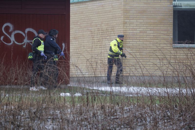 Some 10 people killed in attack at Swedish school for adults, gunman believed among dead