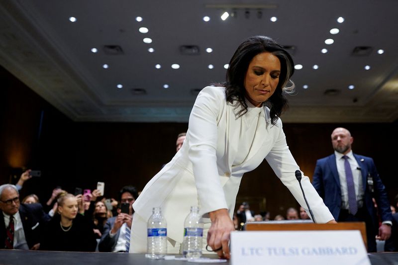 US Senate committee backs Trump nominee Gabbard to be top spy