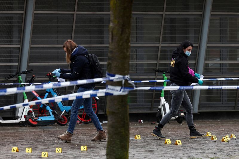 Belgian police hunting two suspects after Brussels metro shooting