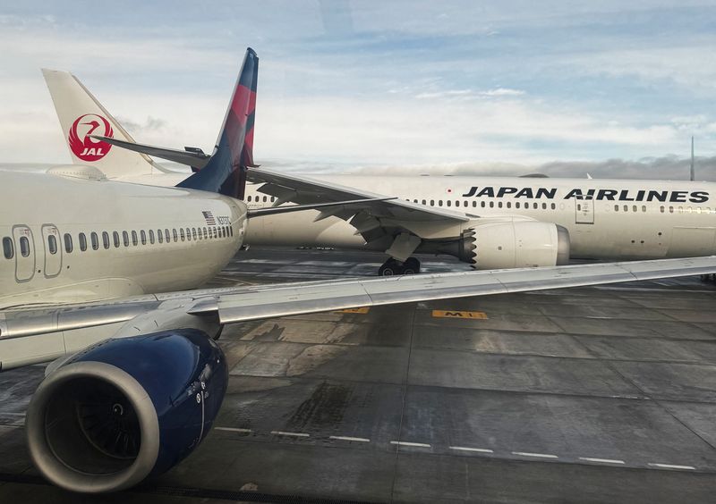 Japan Airlines jet wing strikes Delta Air plane on ground in Seattle