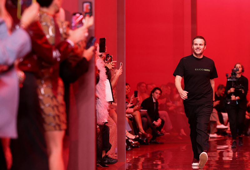 &copy; Reuters. Diretor criativo da Gucci, Sabato de Sarno, durante desfile da marca em Milãon20/09/2024nREUTERS/Claudia Greco