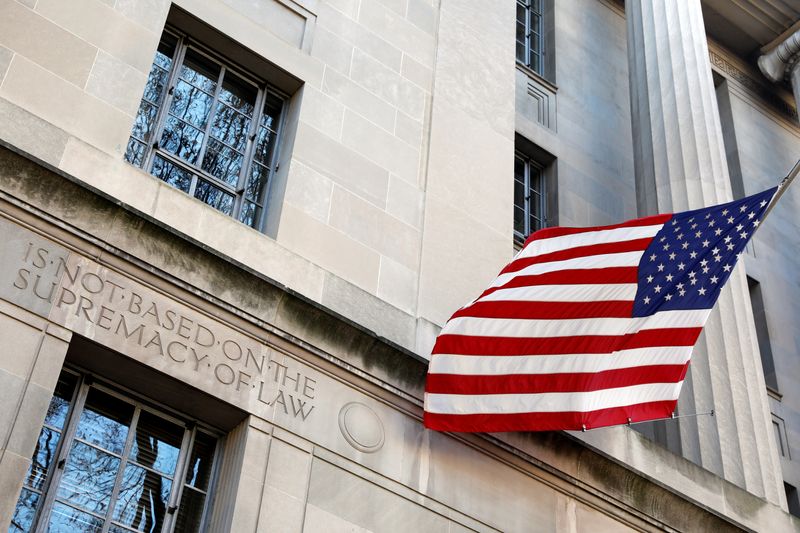 US Justice Dept demands data on criminal cases involving mask-wearing defendants