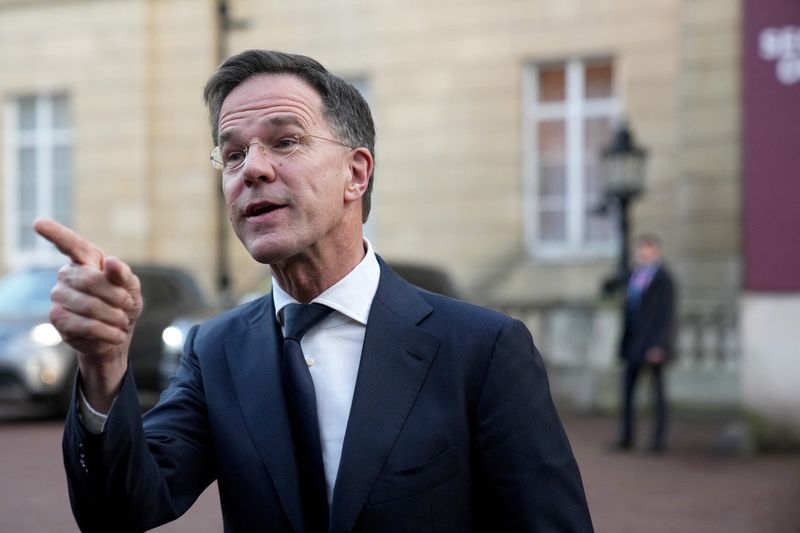 Higher European defence budgets a first step, production needed, NATO's Rutte says