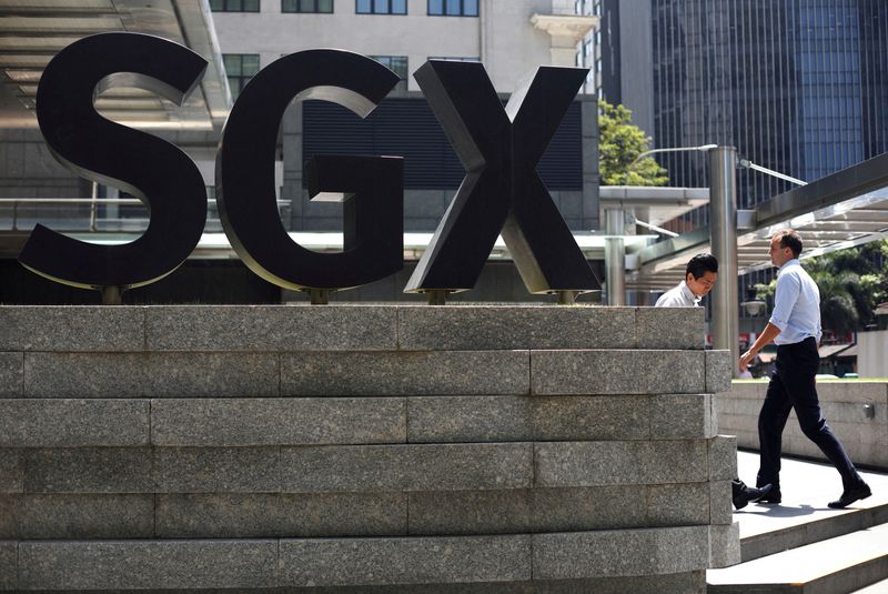 &copy; Reuters. Bolsa de Cingapura (SGX) n19/7/2017 REUTERS/Edgar Su/Arquivo