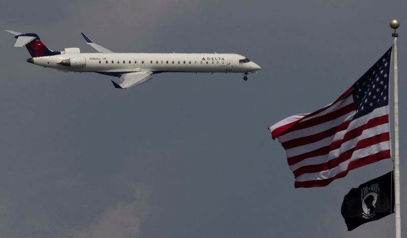 Delta Airlines cuts first-quarter forecast on economic uncertainty