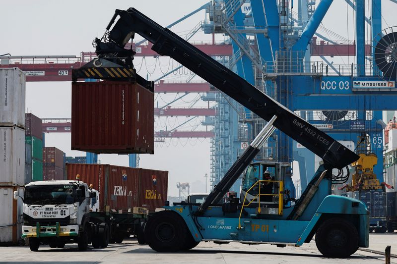 Indonesia's exports jump in February, trade surplus bigger than expected