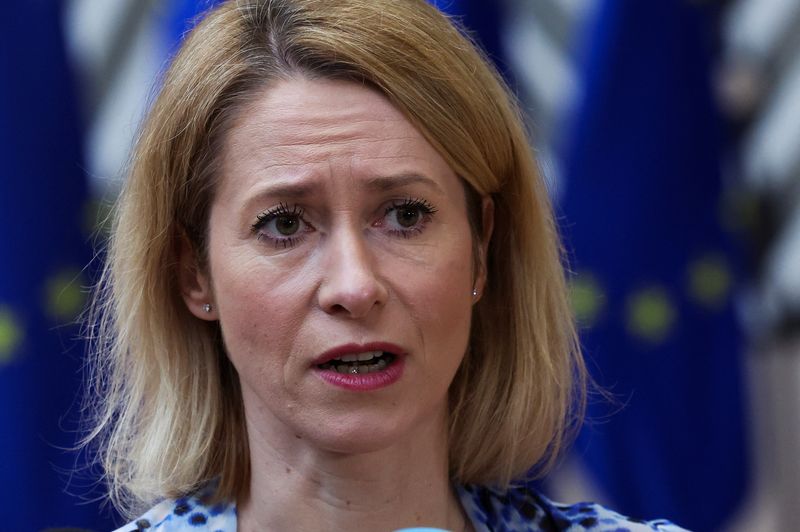 &copy; Reuters. L'Alto rappresentante Ue per gli Affari esteri e la Politica di sicurezza Kaja Kallas partecipa a una riunione dei ministri degli Esteri dell'Unione europea a Bruxelles, Belgio, 17 marzo 2025. REUTERS/Yves Herman