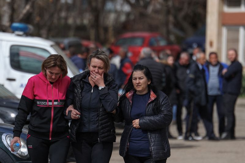 Crowds call for justice for 59 killed in North Macedonia nightclub fire