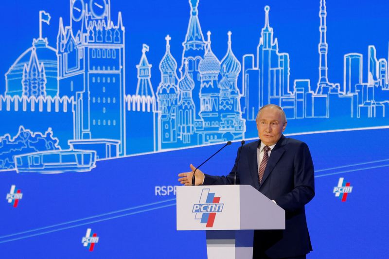 Putin tells Russian business not to count on fully free trade even if Western sanctions are eased