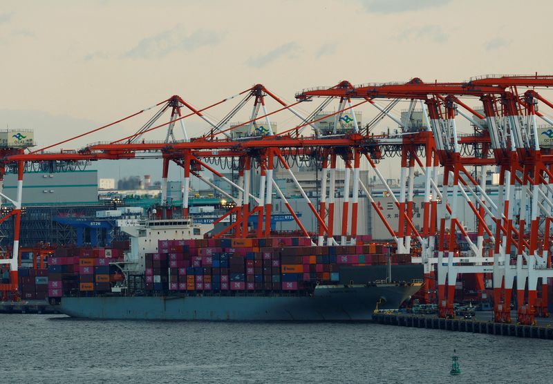 Japan's exports expand in February on some stockpiling amid tariff fears