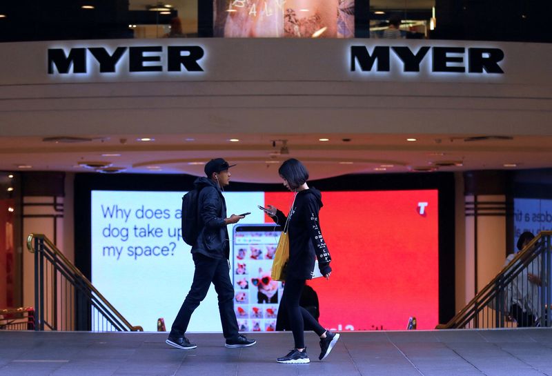 Australia's Myer's profit slumps; shares tank on bleak outlook