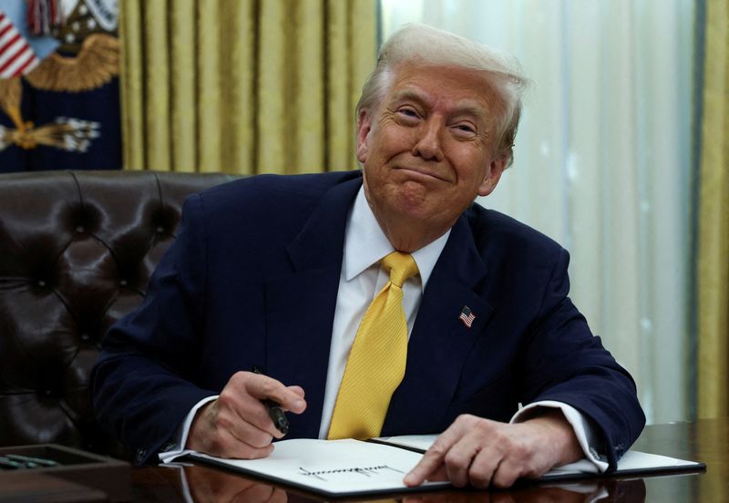 &copy; Reuters. Presidente dos Estados Unidos, Donald Trumpn07/03/2025nREUTERS/Evelyn Hockstein