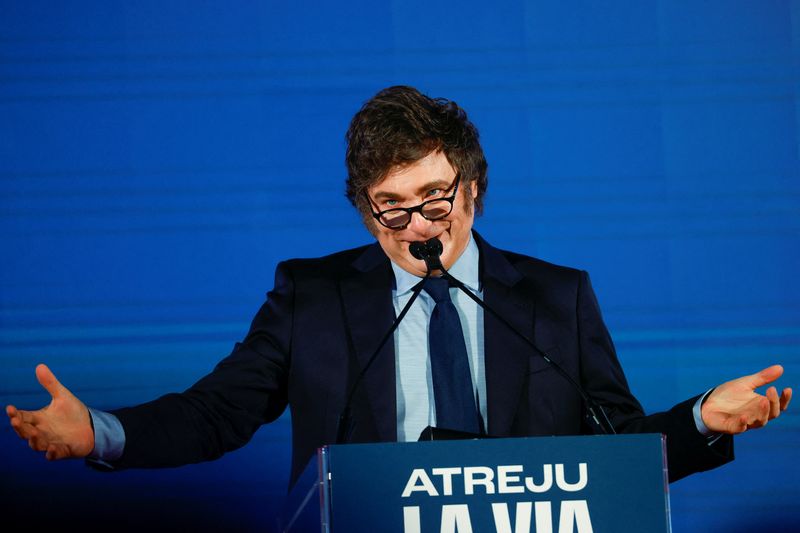 &copy; Reuters. Presidente argentino, Javier Milei n14/12/2024nREUTERS/Ciro De Luca