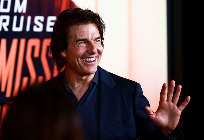 &copy; Reuters. Tom Cruise em pré-estreia de "Missão: Impossível" em Nova Yorkn10/07/2023nREUTERS/Amr Alfiky