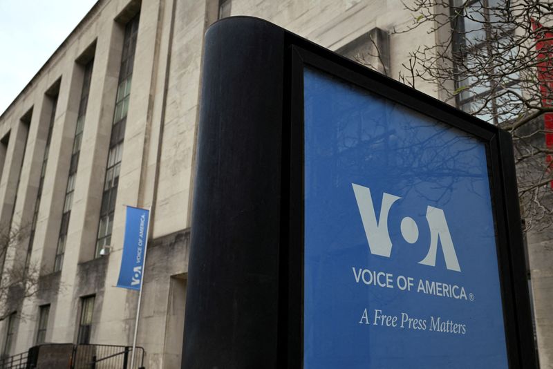 Voice of America employees sue Trump administration over shuttered US-funded news outlets