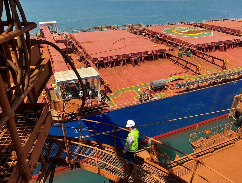 &copy; Reuters. Porto da mineradora da Rio Tinto na Austrália