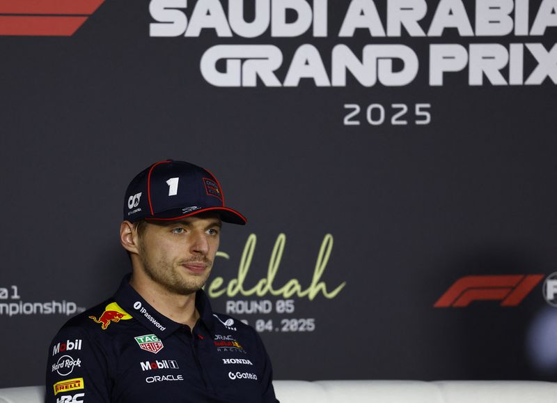 &copy; Reuters. Max Verstappen no Grande Prêmio da Arábia Sauditan17/04/ 2025 nREUTERS/Rula Rouhana