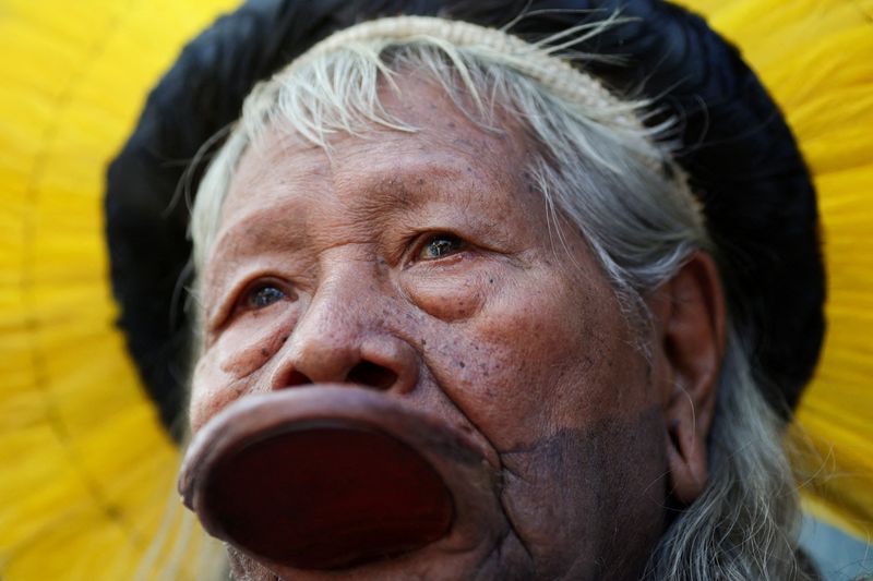 &copy; Reuters. Cacique Raoni Metuktire. REUTERS/Adriano Machado