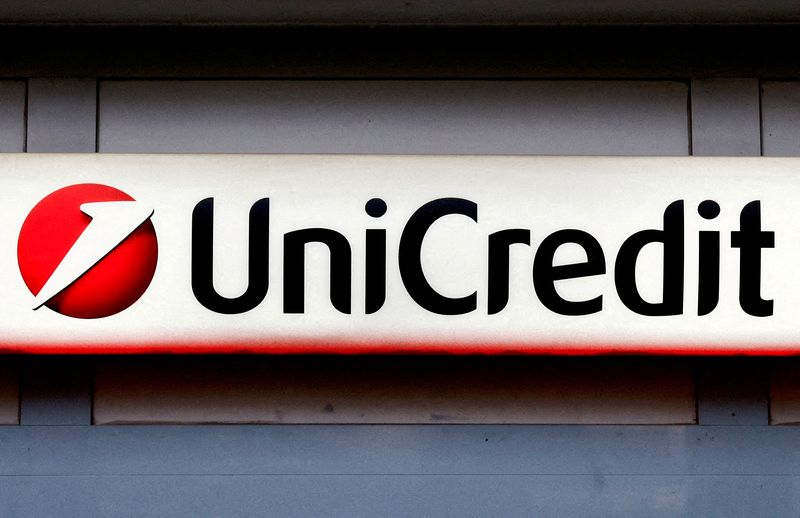 &copy; Reuters. Logo di UniCredit Banca a Roma, Italia, 25 novembre 2024. REUTERS/Yara Nardi