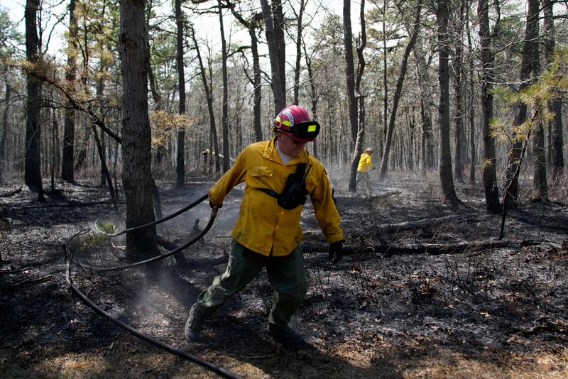 New Jersey wildfire could become state's largest in 20 years