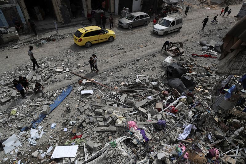 Israeli fire kills at least 44 people in Gaza, hits a police station