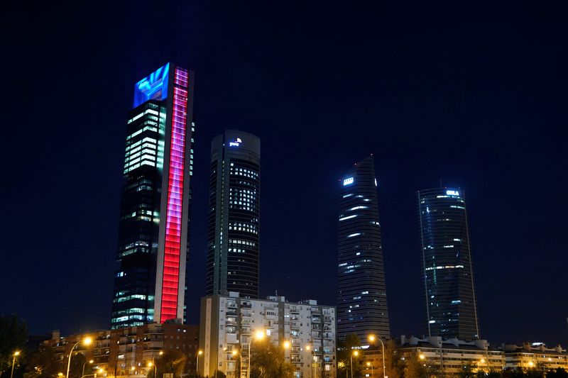 &copy; Reuters. FILE PHOTO: A view shows the Four Towers business area in Madrid, Spain, November 16, 2024. REUTERS/Ana Beltran/File Photo