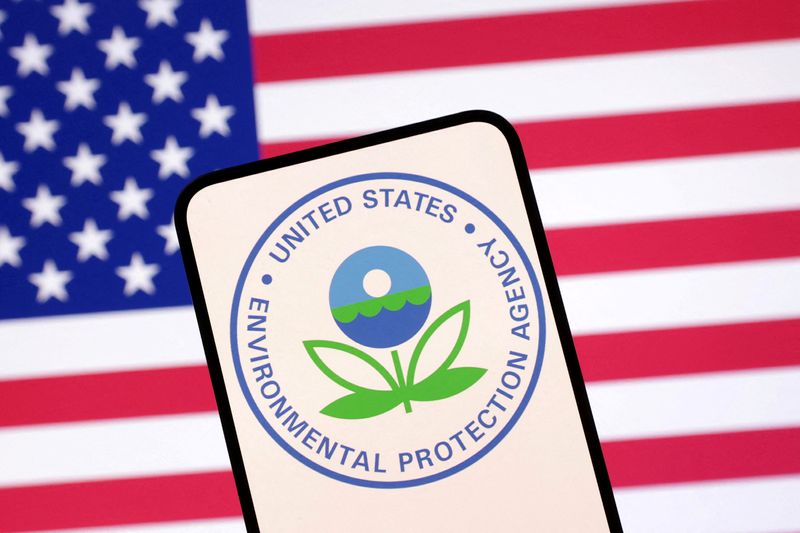 &copy; Reuters. United States Environmental Protection Agency logo and U.S. flag are seen in this illustration taken April 23, 2025. REUTERS/Dado Ruvic/Illustration