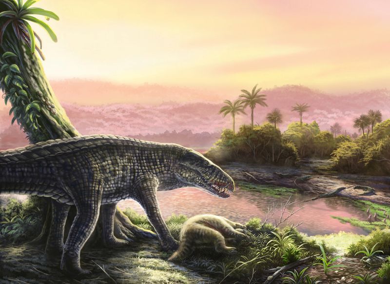 Fossils show unexpected last refuge of ferocious land-living crocs