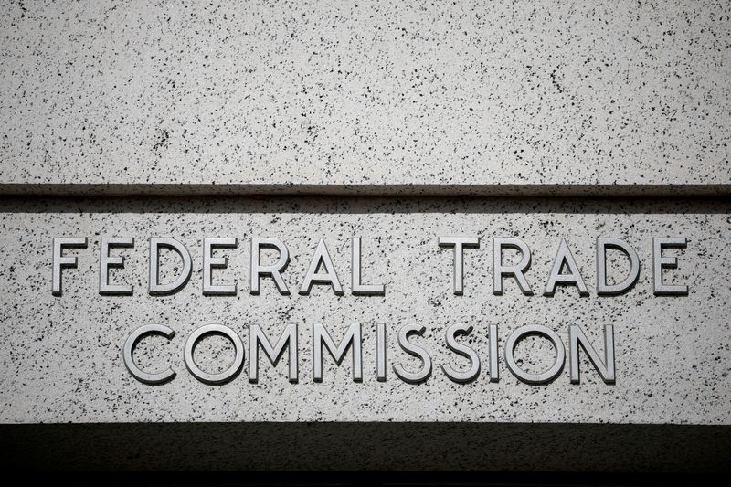 &copy; Reuters. FILE PHOTO: A view of signage at the Federal Trade Commission (FTC) headquarters in Washington, D.C., U.S., November 24, 2024. REUTERS/Benoit Tessier/File Photo