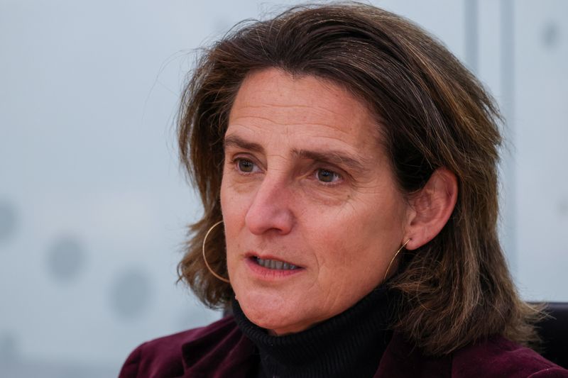 &copy; Reuters. Vice-presidente da Comissão Europeia, Teresa Riberan17/02/2025nREUTERS/Kevin Coombs