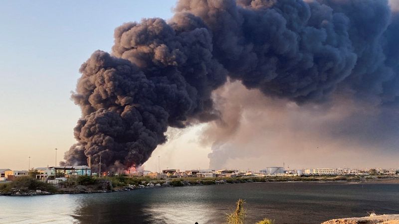 Explosions heard in Sudanese city of Port Sudan, witness says