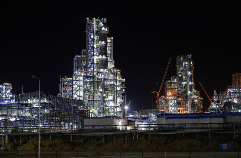 &copy; Reuters. Unidade de processamento de gás da Gazprom