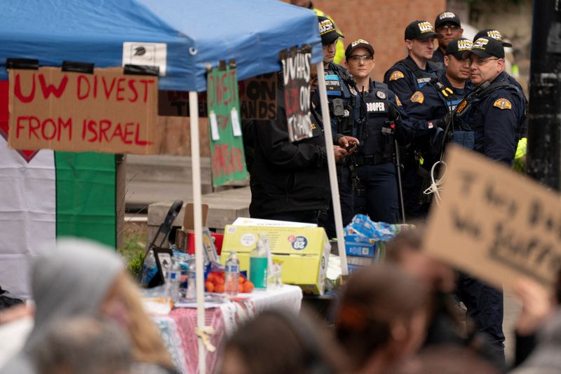 US reviews occupation of University of Washington building by pro-Palestinian protesters