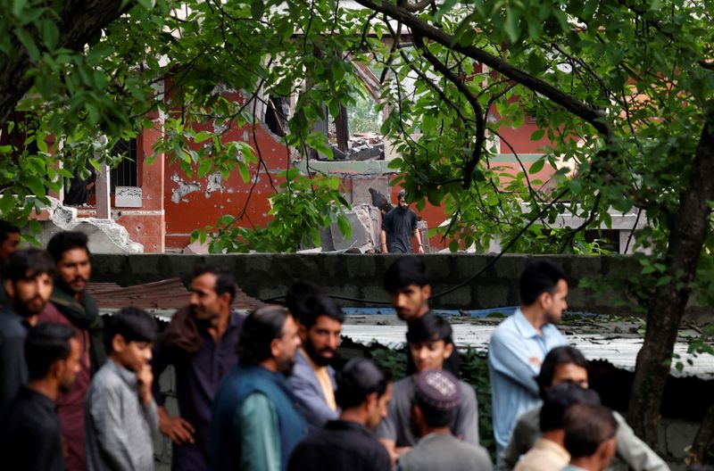 Residents of Pakistani Kashmir say they fled into hills during Indian strikes
