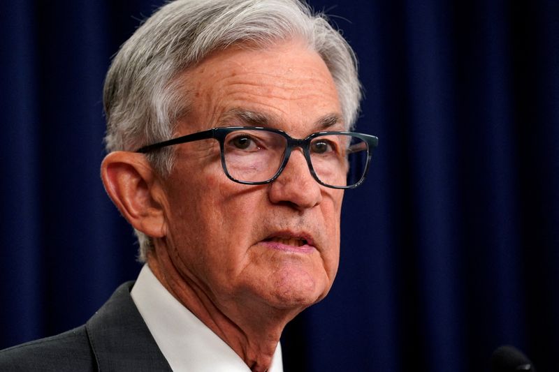 &copy; Reuters. Chair do Federal Reserve, Jerome Powelln19/03/2025nREUTERS/Nathan Howard