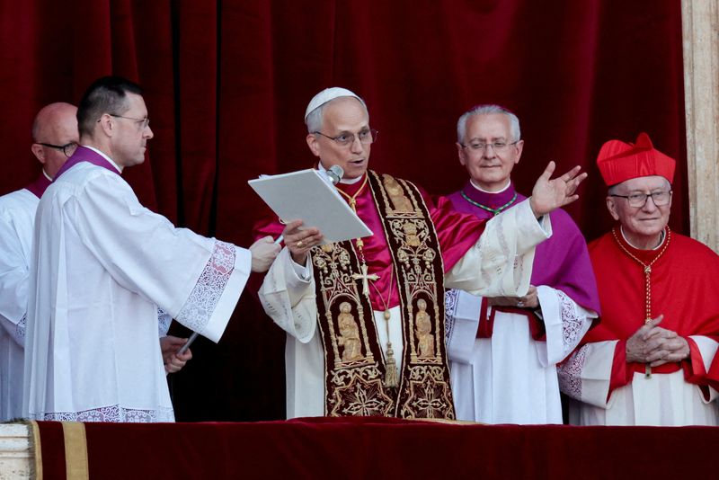 Pope Leo hopes to bring light to "dark nights of this world"