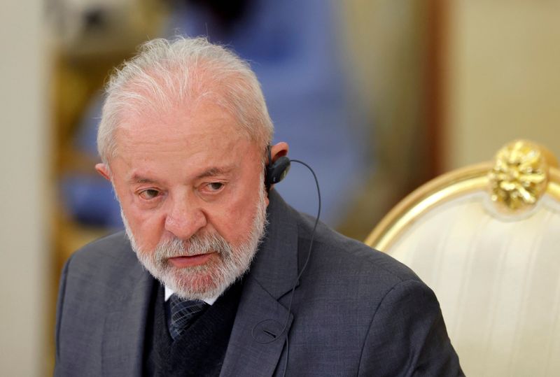 &copy; Reuters. Presidente Lula em Moscoun 9/5/2025  REUTERS/Maxim Shemetov