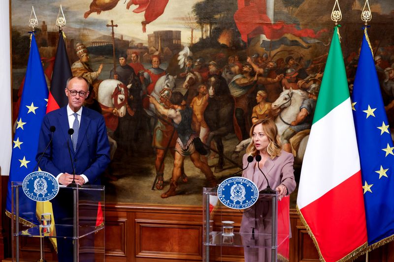 Germany, Italy say Europe's leaders 'far from' talks on troop deployment in Ukraine