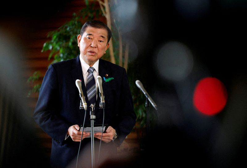 Japan's Ishiba rules out tax cuts funded by debt issuance