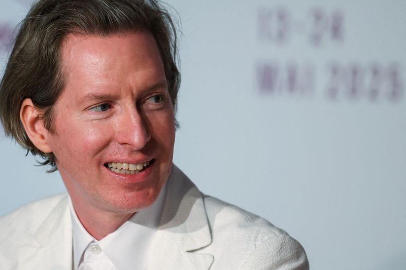 &copy; Reuters. O diretor Wes Anderson em coletiva de imprensa no 78º Festival de Cinema de Cannes, Françan19/05/2025nREUTERS/Sarah Meyssonnier