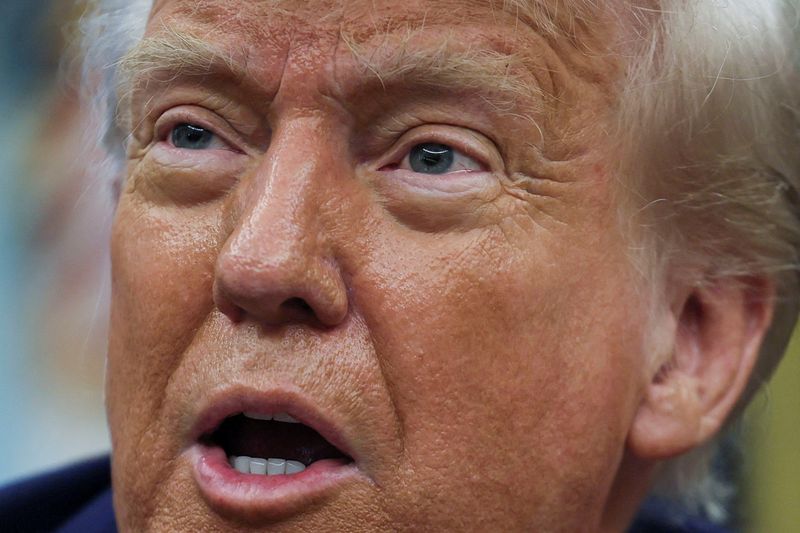 &copy; Reuters. Presidente dos EUA, Donald Trumpn08/05/2025nREUTERS/Leah Millis