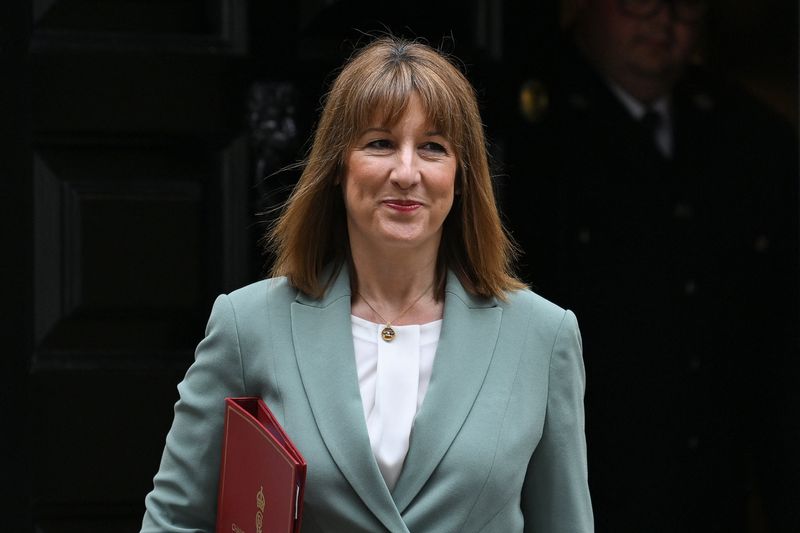 &copy; Reuters. Ministra das Finanças do Reino Unido, Rachel Reeves, em Londresn11/06/2025nREUTERS/Jaimi Joy