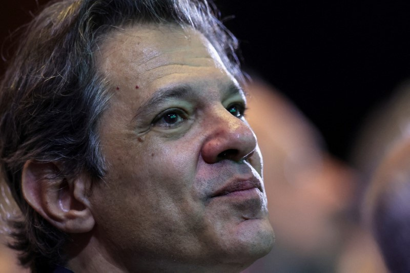 &copy; Reuters. Ministro da Fazenda, Fernando Haddad, durante cerimônia em Brasília n04/03/2025 nREUTERS/Adriano Machado