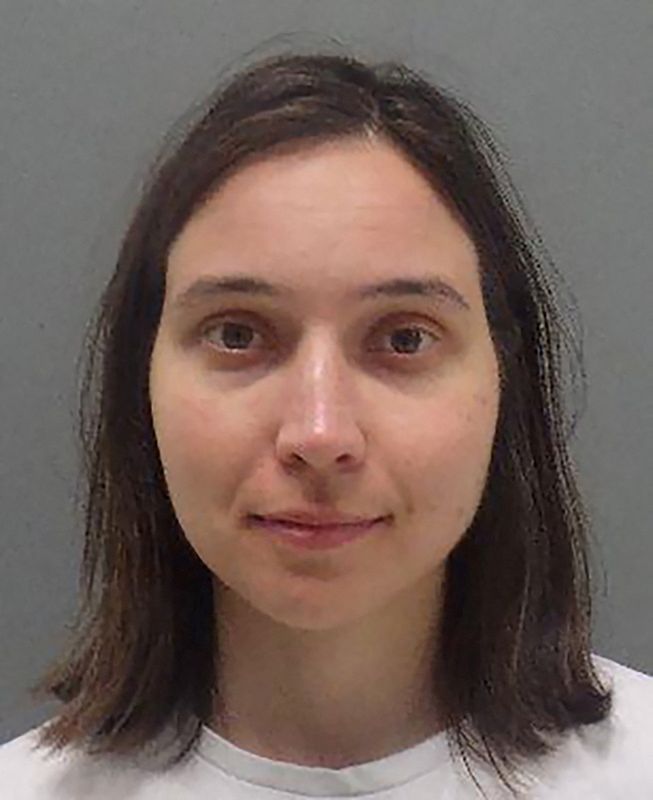 &copy; Reuters. FILE PHOTO: Kseniia Petrova, 31, a Russian-born scientist and research associate at Harvard University, poses for a jail booking photograph at the Ouachita Correctional Center in Richwood, Louisiana, U.S. May 14, 2025.  Ouachita Parish Sheriff's Office/Ha