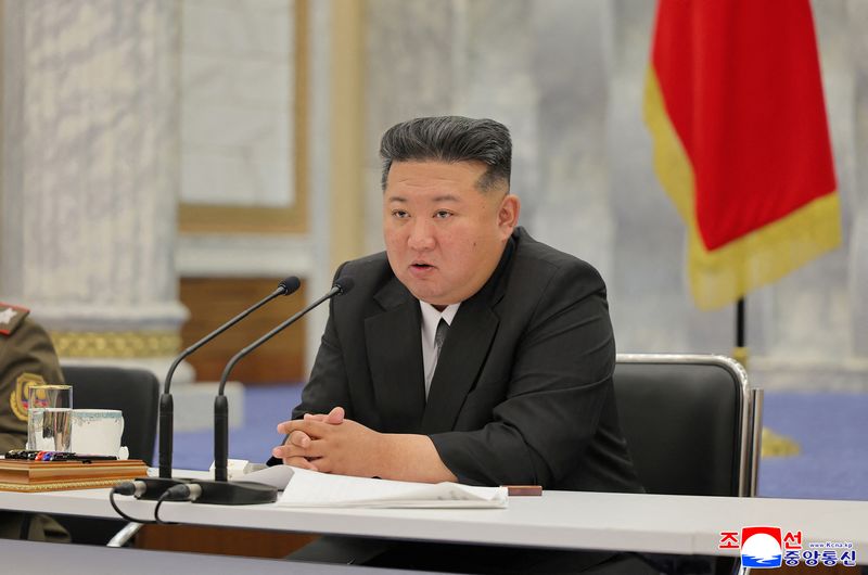 North Korea's Kim Jong Un calls for more shell production, KCNA says