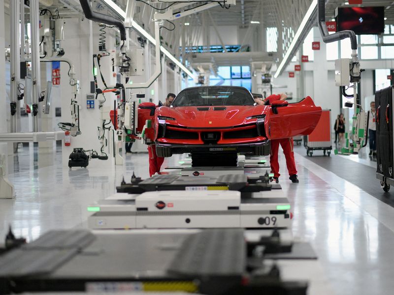 Exclusive-Ferrari delays second EV model to at least 2028 because of weak demand, sources say