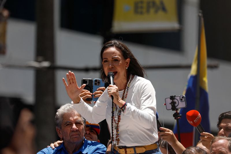 Venezuela's Machado calls for more US action against Maduro