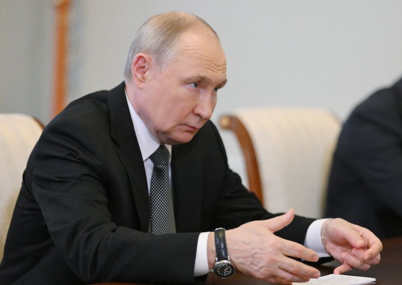 &copy; Reuters. Presidente da Rússia, Vladimir Putinn18/06/2025nSputnik/Alexei Danichev/Pool via REUTERS